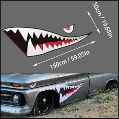 Flying Tigers Shark Mouth Decal